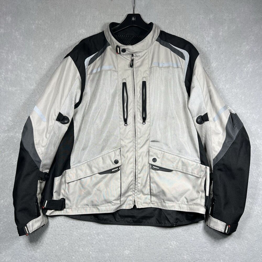 Sedici Marco Mesh Waterproof Motorcycle Jacket Men’s 4XL W/ Armor ADV Series